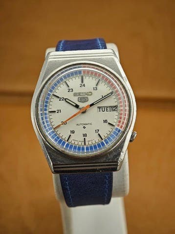 Seiko - 5 Automatic Ref. 6309-8500 – 24-Hour Dial - Zonder