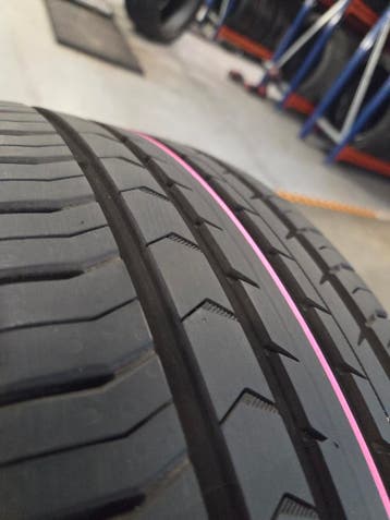 205/55/17 94V CONTINENTAL ZOMERBANDEN 7,5MM PROFIEL 2X, Ophalen, Gebruikt, 17 inch, 205 mm