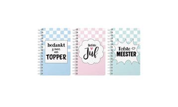 Notitieboek A5 lijn Liefste juf, Ophalen of Verzenden, Nieuw