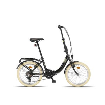 Pacto Vouwfiets 20 inch EIGHT Lage Instap 6 Speed Zwart, Nieuw