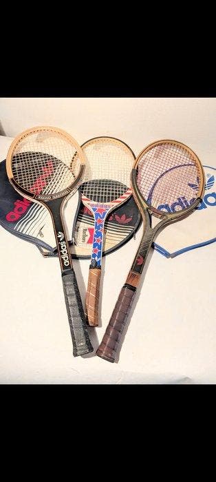 Set van 3 Rackets - Adidas Hurricane, Carbon Graphite &, Nieuw