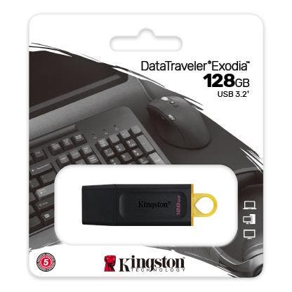 MediaHolland® 128GB Kingston DataTraveler Exodia USB 3.2, Computers en Software, USB Sticks, Verzenden