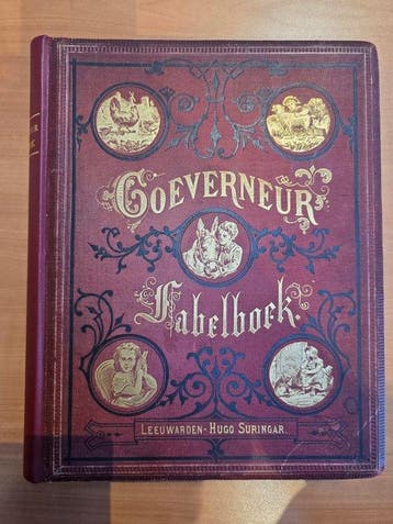 J.J.A.Goeverneur, Otto Eerelman. - Fabelboek - 1882, Antiek en Kunst