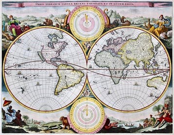 World - Wereld; Daniël Stoopendaal - Orbis Terrarum tabula, Boeken, Nieuw