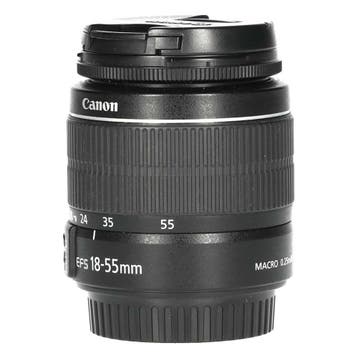Canon EF-S 18-55mm f/3.5-5.6 III met garantie, Ophalen of Verzenden, Gebruikt