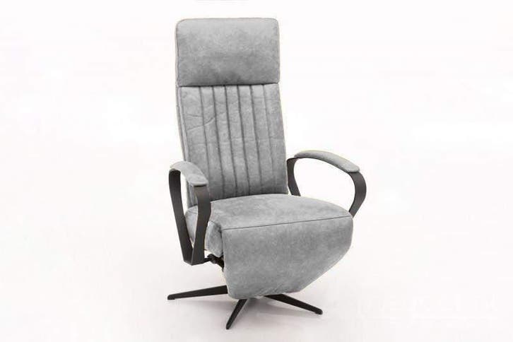 Relaxfauteuil Heukelum - relaxfauteuils - Zilver, Huis en Inrichting, Stoelen, Nieuw, Stof