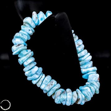 Het gefluister van de zee – Een armband van echt Larimar,