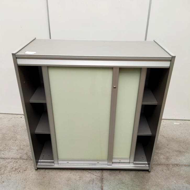 Noteborn kantoorkast - 122x118x53 cm, Huis en Inrichting, Kasten | Overige, Ophalen of Verzenden