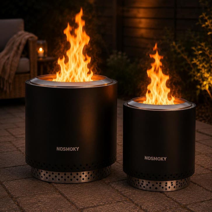 Rookvrije vuurkorf NoSmoky Maat L - ZWART - 20% ZOMER SALE, Tuin en Terras, Vuurkorven, Vuurkorf, Nieuw, Verzenden