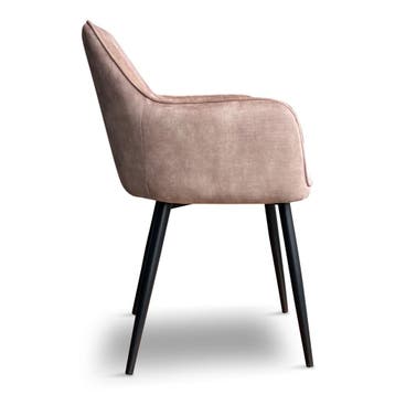Eetkamerstoel Benjamin Velvet Liver, Huis en Inrichting, Stoelen, Ophalen of Verzenden, Nieuw
