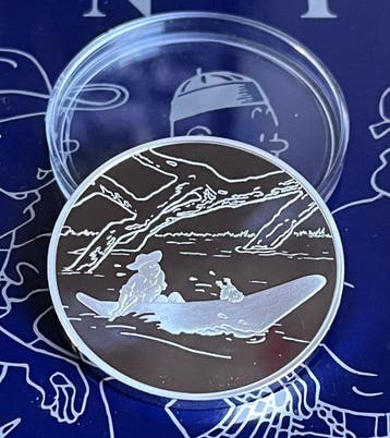 Tintin - Médaille en argent Monnaie de Paris - LOreille, Boeken, Nieuw