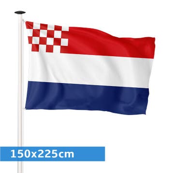 Vlag Nederland-Noord-Brabant 150x225cm, Nieuw