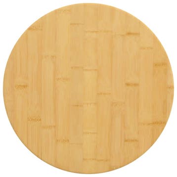 vidaXL Tafelblad Ø 40x2,5 cm bamboe, Verzenden, Nieuw