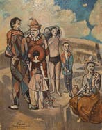 Escuela Catalana (XX), tras Picasso - Saltimbanquis &
