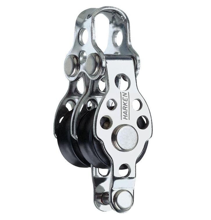 Harken 2-Schijfsblok 16mm met Hondsvot, Watersport en Boten, Accessoires en Onderhoud, Nieuw, Ophalen of Verzenden