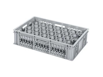 BASIC glazenkrat - 600 x 400 x H 154 mm voor 33 glazen -, Ophalen of Verzenden, Nieuw