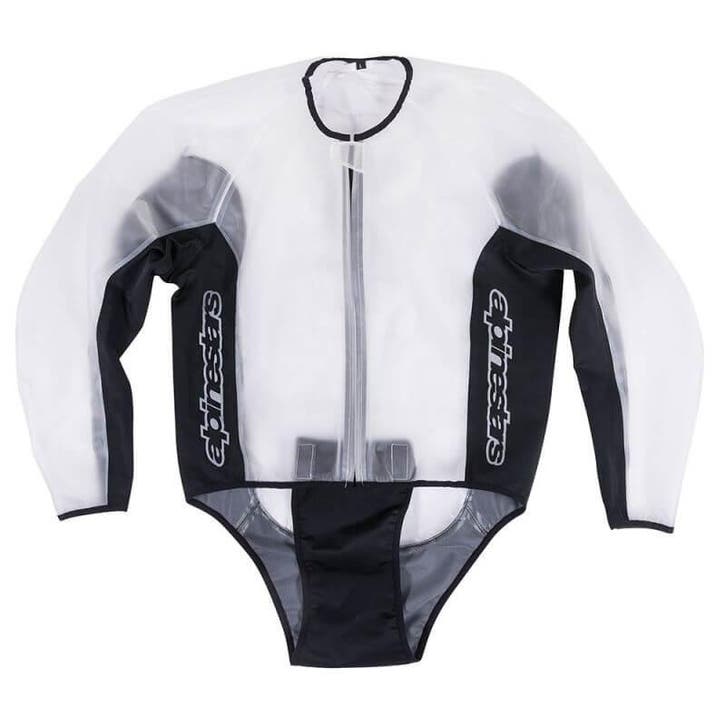 Alpinestars Racing Rain Jacket Transparant Zwart, Motoren, Kleding | Motorkleding, Heren, Nieuw met kaartje, Overige typen, Verzenden