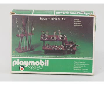 Playmobil 3262 Ridders accesoires ©1974 OVP #10816, Ophalen of Verzenden, Gebruikt, Overige typen