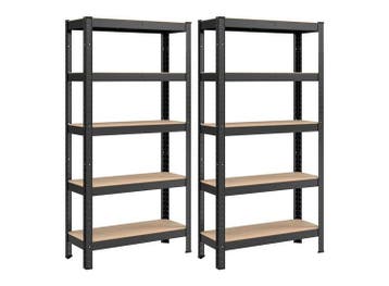 2 Profeco Stellingkasten - Zwart - 180 x 90 x 40 cm, Verzenden, Nieuw