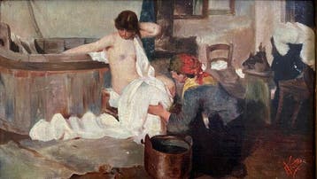 Italiaanse school (XX) - La toilette