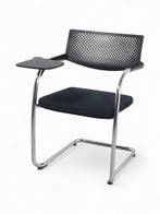 Vitra Visavis vergaderstoel, met schrijftablet, zwart-chrome, Huis en Inrichting, Stoelen, Ophalen of Verzenden, Gebruikt, Zwart