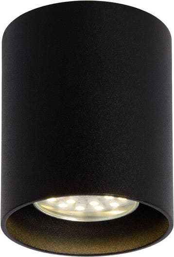 Lucide Bodi 1-lichts Opbouwspot - Rond - Zwart, Antiek en Kunst, Antiek | Lampen, Verzenden