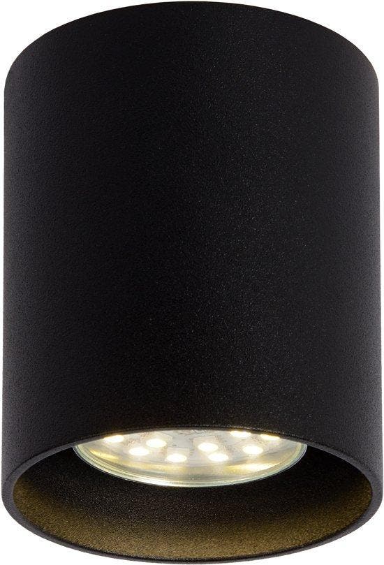 Lucide Bodi 1-lichts Opbouwspot - Rond - Zwart, Antiek en Kunst, Antiek | Lampen, Verzenden