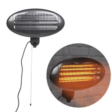 Profiline Infrarood Wandverwarming - 50x15x36 cm - 2000W..., Ophalen of Verzenden, Nieuw