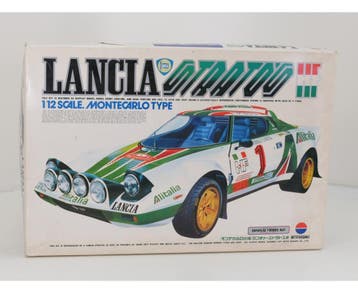 Nitto Kagaku Lancia Stratos HF Monte Carlo 1:12 #9248, Hobby en Vrije tijd, Ophalen of Verzenden, Gebruikt