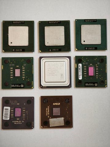 Intel & AMD Celeron Tualatin, K6-2, Athlon Thunderbird,, Nieuw