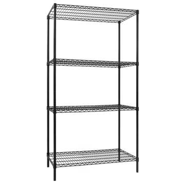GGM Gastro | Stalen stellingrek - 900x450mm - 4 schappen - |, Verzenden