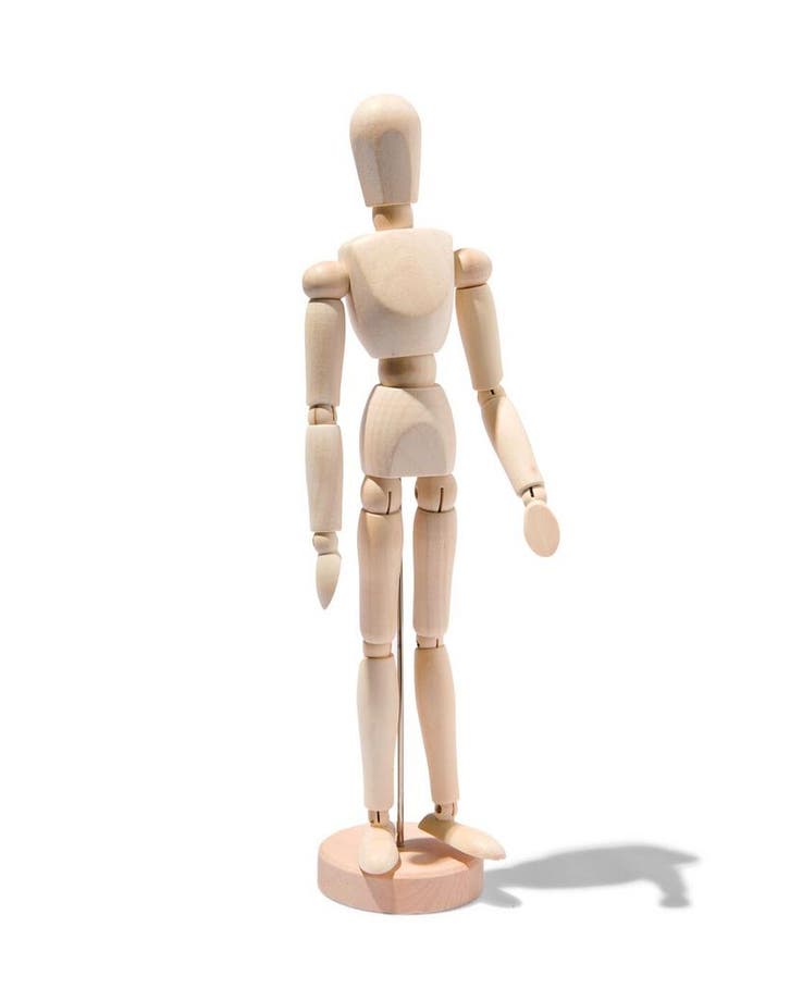 HEMA Houten figuur 32.5cm, Hobby en Vrije tijd, Tekenen, Nieuw, Verzenden