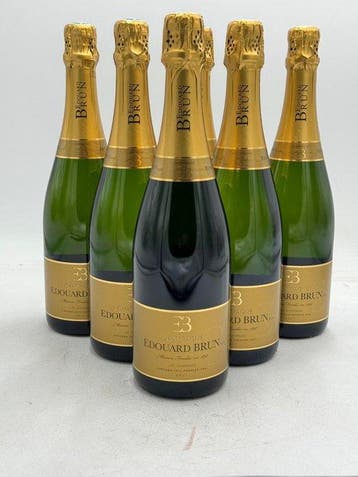 2012 Edouard Brun, Premier Cru - Champagne Brut - 6 Flessen, Nieuw