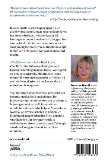 Mindfulness voor scholen 9789056703530 Trees van Hennik, Verzenden, Gelezen, Trees van Hennik