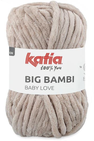 Katia Big Bambi - 101 beige - XXL Chenille Garen, Ophalen of Verzenden, Nieuw