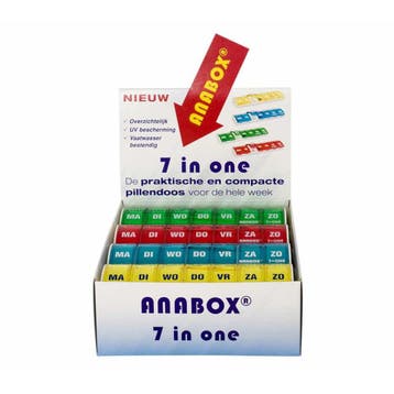Anabox Weekbox display 12 stuks, Ophalen of Verzenden, Nieuw