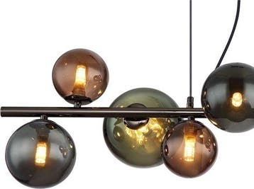 2dekans | Globo - hanglamp - RIHA - multicolor - glas -, Ophalen of Verzenden, Zo goed als nieuw
