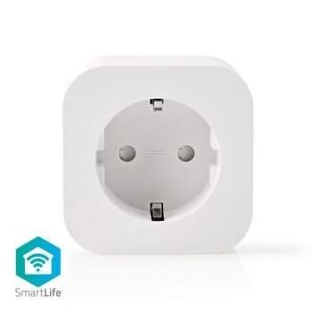 Nedis Wi-Fi smart plug | Stroommeter | Schuko type, Doe-het-zelf en Verbouw, Alarmsystemen, Ophalen of Verzenden