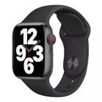 Apple Watch Siliconen Bandje Zwart 42/41/40/38mm, Ophalen of Verzenden, Nieuw