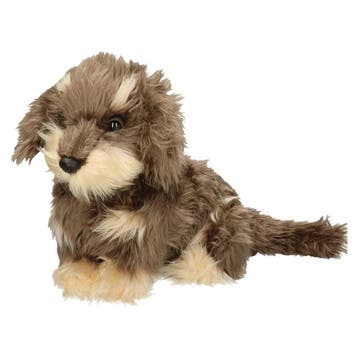 Pluche teckel knuffel - langharig - 45 cm - hondenknuffel, Verzenden, Nieuw