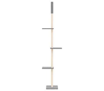 Krabpaal XL Lichtgrijs | Tweedekansje | OP=OP, Dieren en Toebehoren, Ophalen of Verzenden, Nieuw, Krabpaal