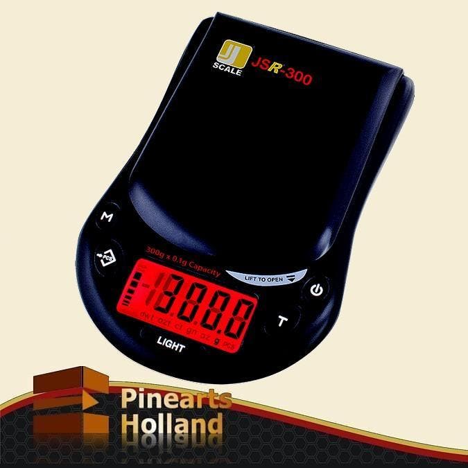 JScale JSR300 Pocket Balans - Zakweegschaal (300g x 0.1g), Doe-het-zelf en Verbouw, Weegschalen, Precisieweegschaal, Nieuw, Minder dan 50 kg