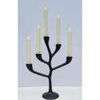 Kandelaar - Aluminium - Een vintage kerzenhouder in de vorm