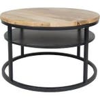 Salontafel Delhi Rond 43 x ø70 cm, Huis en Inrichting, Tafels | Salontafels, Ophalen of Verzenden, Nieuw