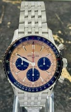 Breitling	Navitimer B01 Chronograph 43mm  - AB0138241K1A1, Staal, Staal, Breitling, Polshorloge