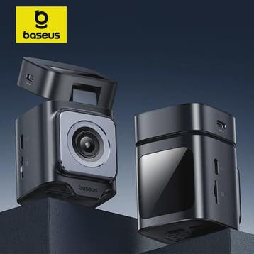 Baseus VD1 Dashcam: 3K Ultra HD, Dubbele Camera, GPS, Nachtz, Verzenden, Nieuw
