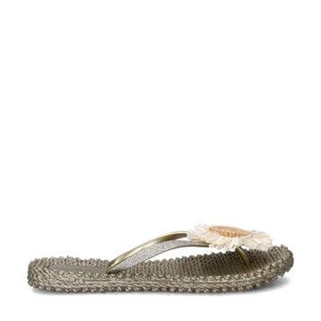 Ilse Jacobsen Cheerful slippers voor dames in het Goud, Kleding | Dames, Slippers, Overige kleuren, Verzenden, Nieuw