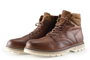 Nelson Snowboots in maat 45 Cognac, Kleding | Heren, Overige kleuren, Verzenden, Overige typen, Zo goed als nieuw