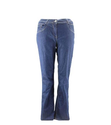 Mango Broek in maat 32 Blauw, Kleding | Dames, Mango, Verzenden, Zo goed als nieuw, Blauw