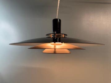 Belid - Plafondlamp - Vintage Belid Deense Schalenlamp –